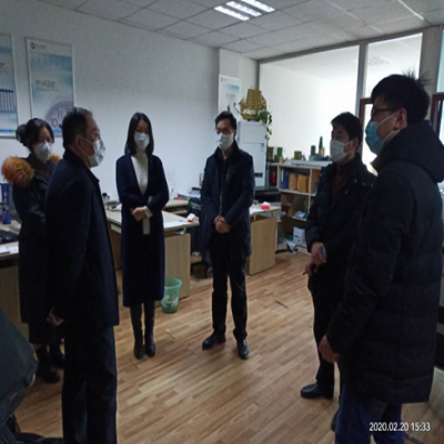 滁州市经开区管委会工会罗永富主任一行调研----沃博自动化疫情防控和复工复产工作